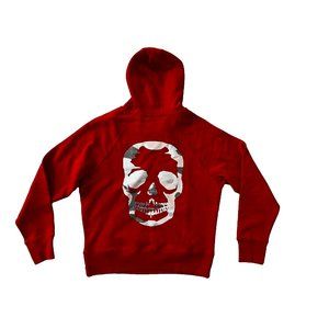 Zadig & Voltaire Clipper Skull Camo Hoodie Red ( S )